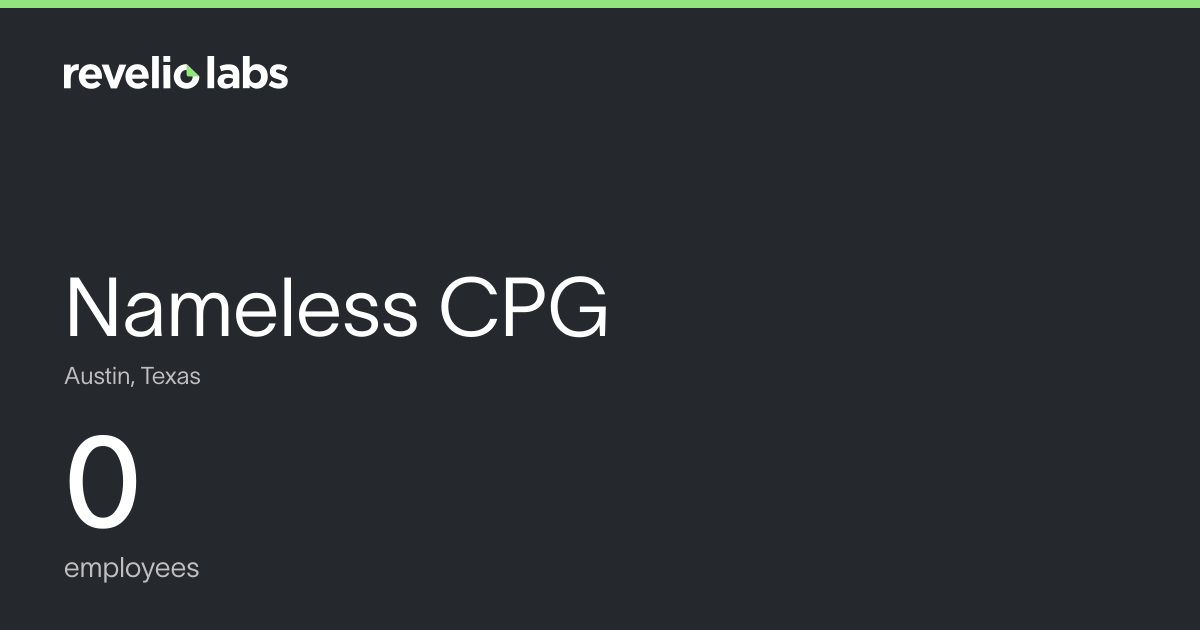 Nameless CPG Number of Employees 2026 | Employee Count & Headcount Data ...
