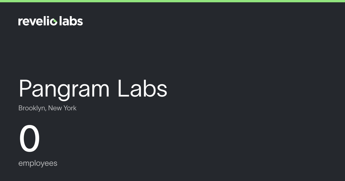 Pangram Labs Number of Employees 2026 | Employee Count & Headcount Data ...